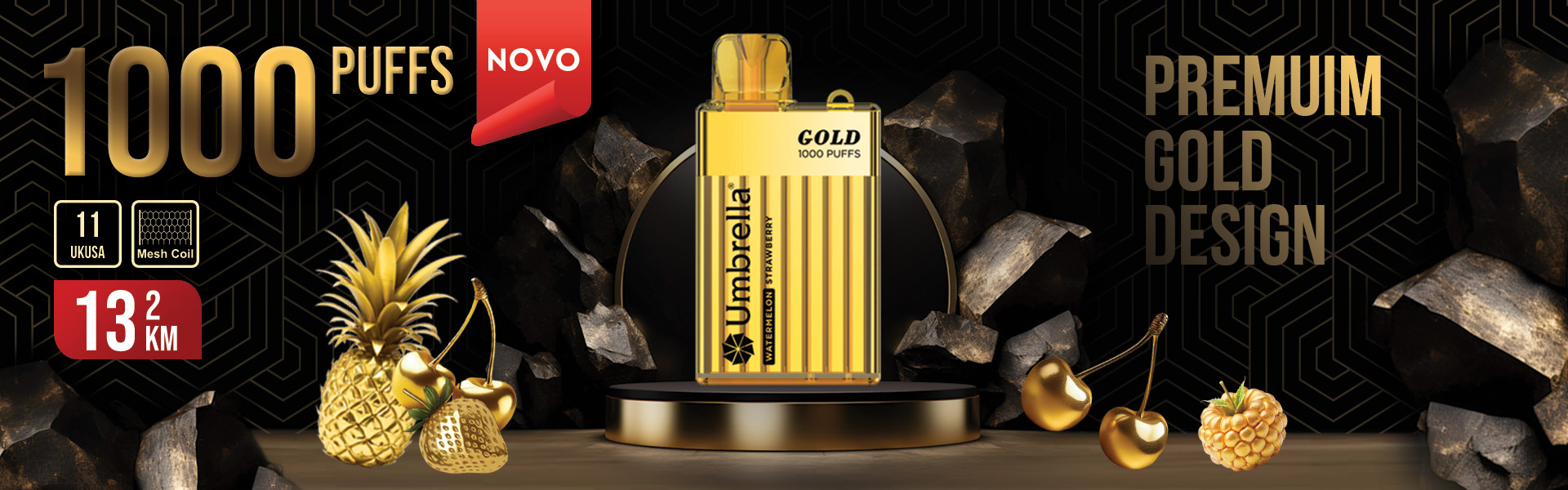 Vape 1000 PUFFS Gold