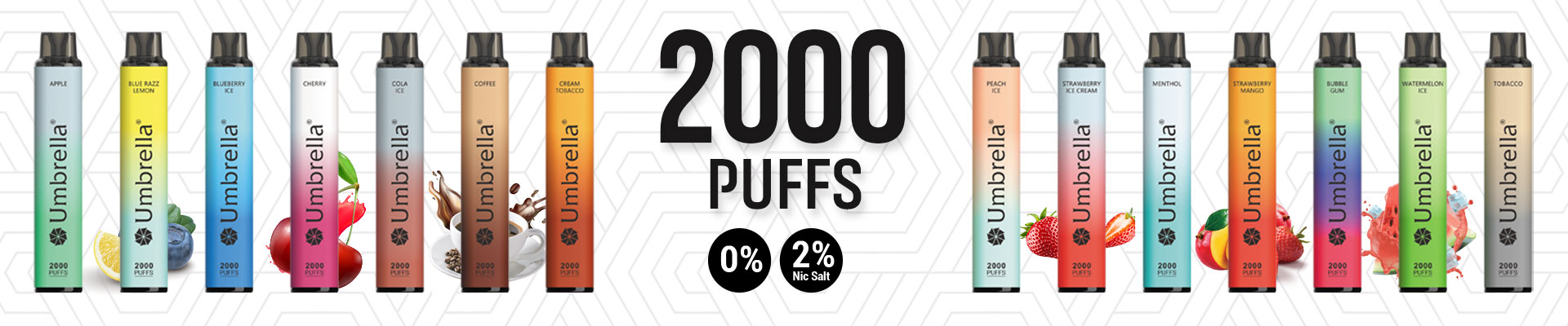 Vape 2000 PUFFS - Umbrella