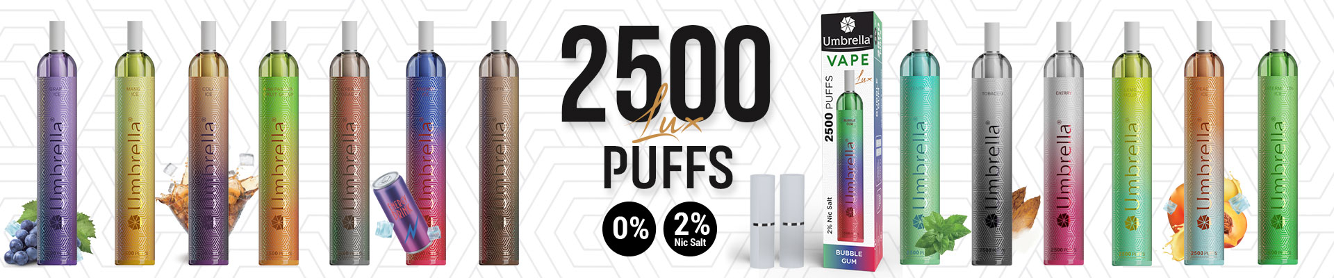 Vape 2500 PUFFS LUX - Umbrella
