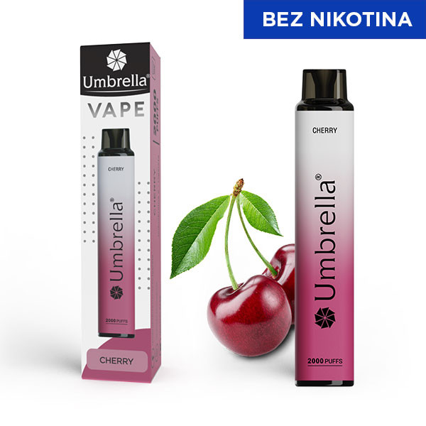 Puffs Vape 2000 PUFFS Umbrella VAPE 2000 puffs Cherry 0%