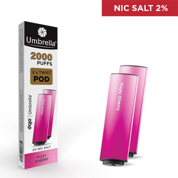  TWIST VAPE Umbrella Umbrella TWIST POD 2 kom - FIZZY CHERRY 20mg