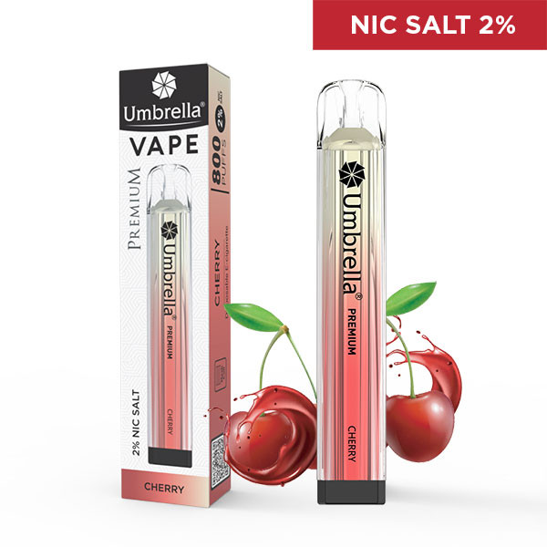 Puffs Vape 800 PUFFS PREMIUM Umbrella VAPE 800 puffs PREMIUM Cherry 2%
