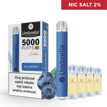  E-cigarete  VAPE 5000 PUFFS SET Blueberry 2%