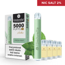  E-cigarete  VAPE 5000 PUFFS SET Fresh Mint 2%