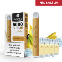 Elektronske cigarete Vape 5000 PUFFS - SET  VAPE 5000 PUFFS SET Banana Ice 2%