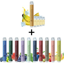 Puffs Vape 5000 PUFFS - SET  5000 PUFFS SET COMBO 1   Banana Ice + aroma iz iste linije po želji