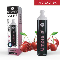  E-cigarete  VAPE 3000 PUFFS LED Cherry 2%