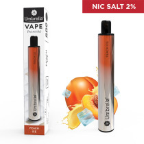 Elektronske cigarete Jednokratne  VAPE 600 puffs PREMIUM Peach Ice 2%