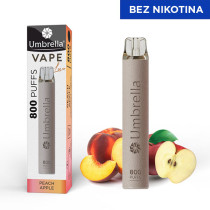  E-cigarete  VAPE 800 PUFFS Leather Peach Apple 0%