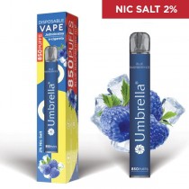  E-cigarete  VAPE 850 PUFFS Blue Raspberry Ice 2%