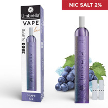 Elektronske cigarete Jednokratne  VAPE 2500 puffs LUX Grape Ice 2%