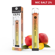  E-cigarete  VAPE 600 puffs PREMIUM Mango Tropical 2%