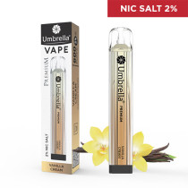  E-cigarete  VAPE 600 puffs PREMIUM Vanilla Cream 2%