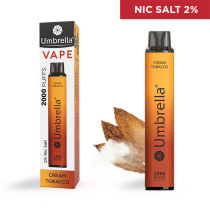  E-cigarete  VAPE 2000 puffs Cream Tobacco 2%