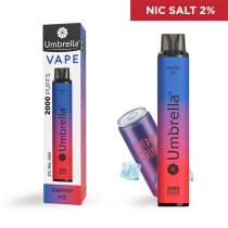  E-cigarete  VAPE 2000 puffs Energy Ice 2%