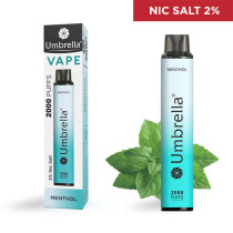 E-cigarete  VAPE 2000 puffs Menthol 2%