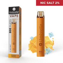  E-cigarete  VAPE 800 PUFFS Leather Mango Tropic 2%