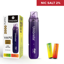 TWIST VAPE Umbrella Twist 2in1 2000 PUFFS   VAPE TWIST 2in1 2000 PUFFS Kiwi Edition 2%