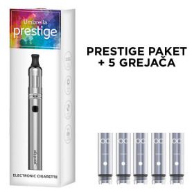Elektronske cigarete Paketi  Umbrella Prestige + 5 grijača