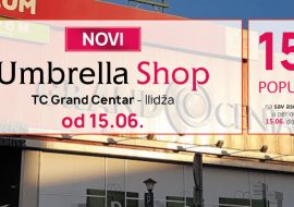 NOVI UMBRELLA SHOP U ILIDŽI